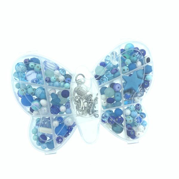 Giftbox kids mini met kralen, design bord, bedels & draad - Image 12