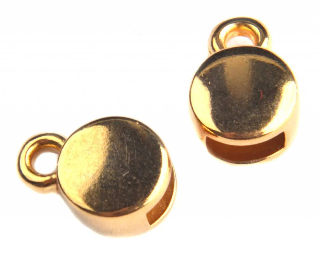 Eindkap rond Ø5x2mm Goud DQ
