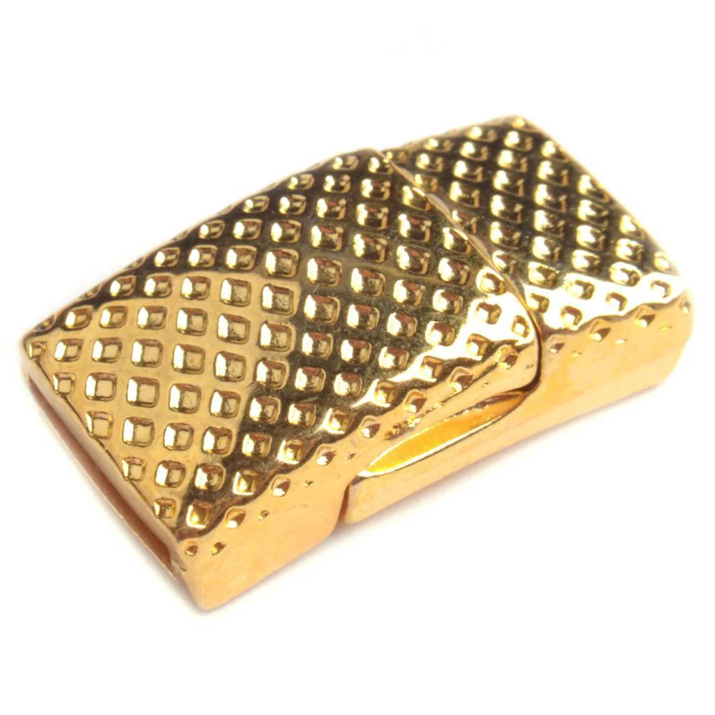 Magneetsluiting snake Ø10x2mm Goud DQ