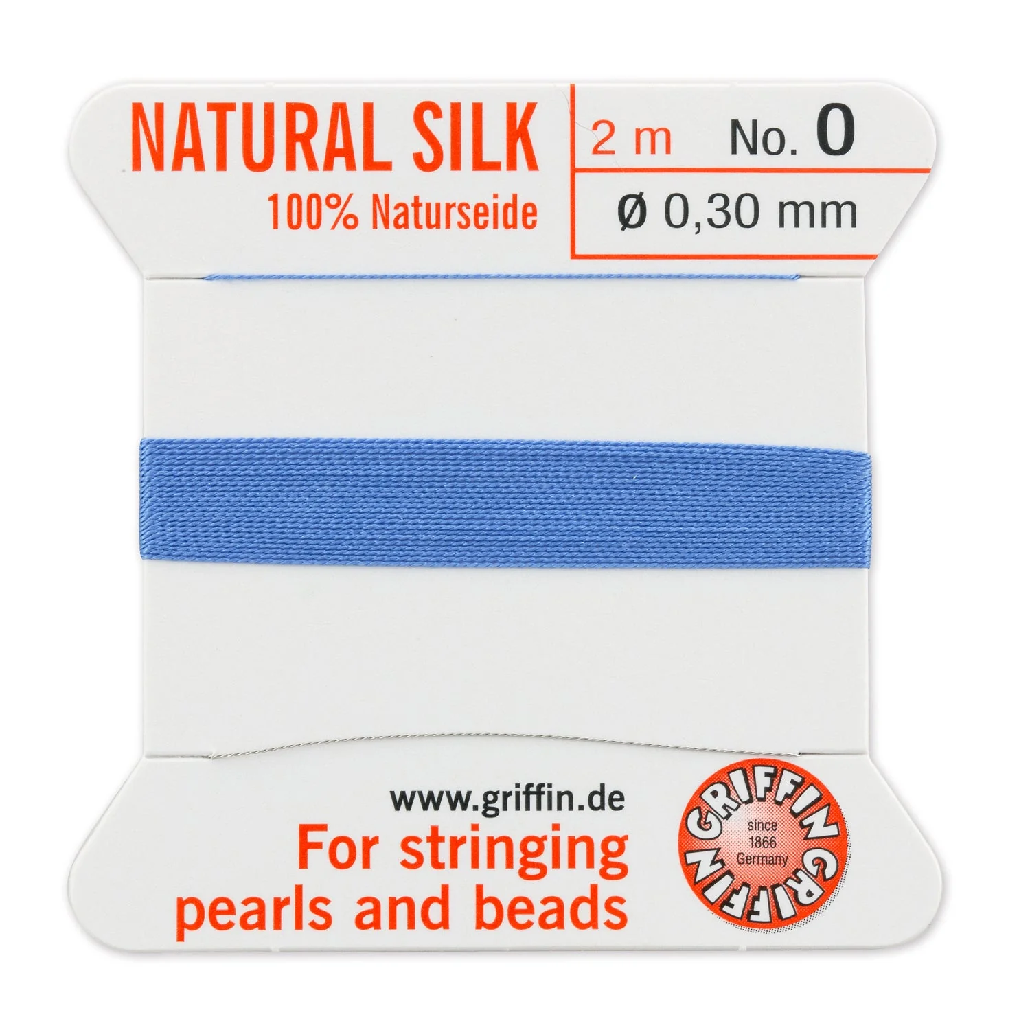 Griffin koord no.0 Blue 0,3mm - 2 meter