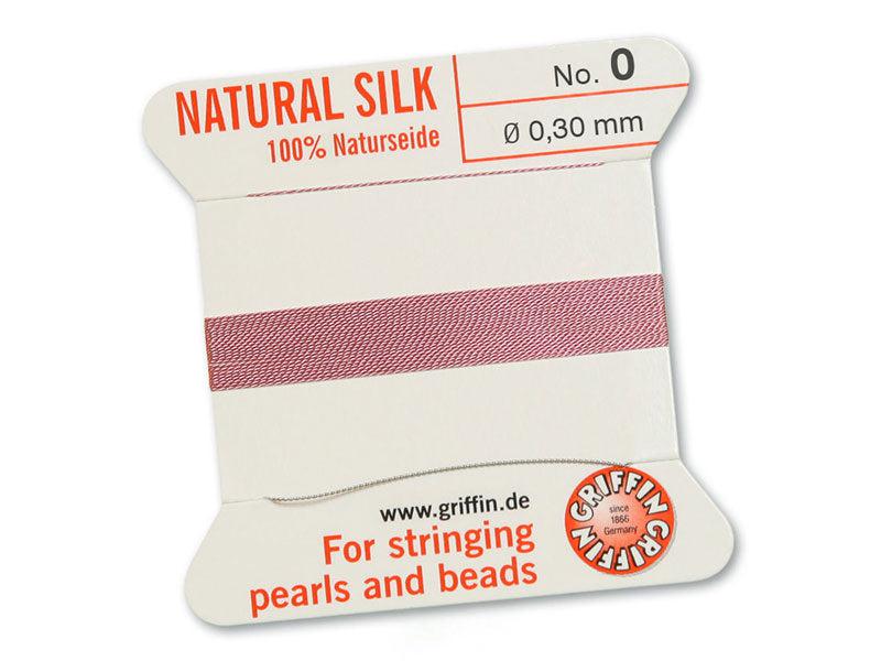 Griffin koord no.0 Dark pink 0,3mm - 2 meter