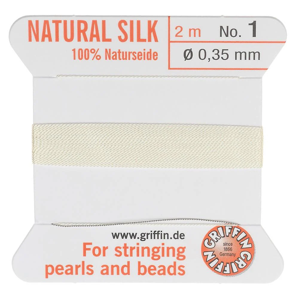 Griffin koord no.1 White 0,35mm - 2 meter