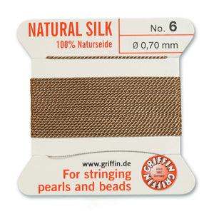 Griffin koord no.6 Beige 0,7mm - 2 meter