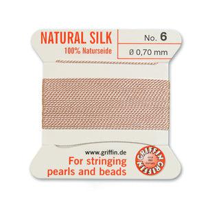 Griffin koord no.6 Light pink 0,7mm - 2 meter