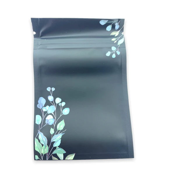 Gripzakjes mat zwart blad 12x8cm - 5 stuks