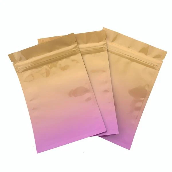 Gripzakjes roze-oranje 15x10cm - 5 stuks