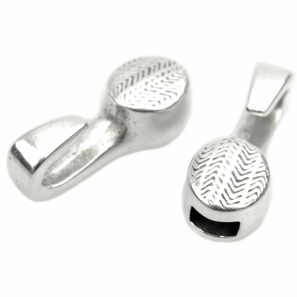 Haaksluiting Ø6x3mm Zilver DQ 25x11mm