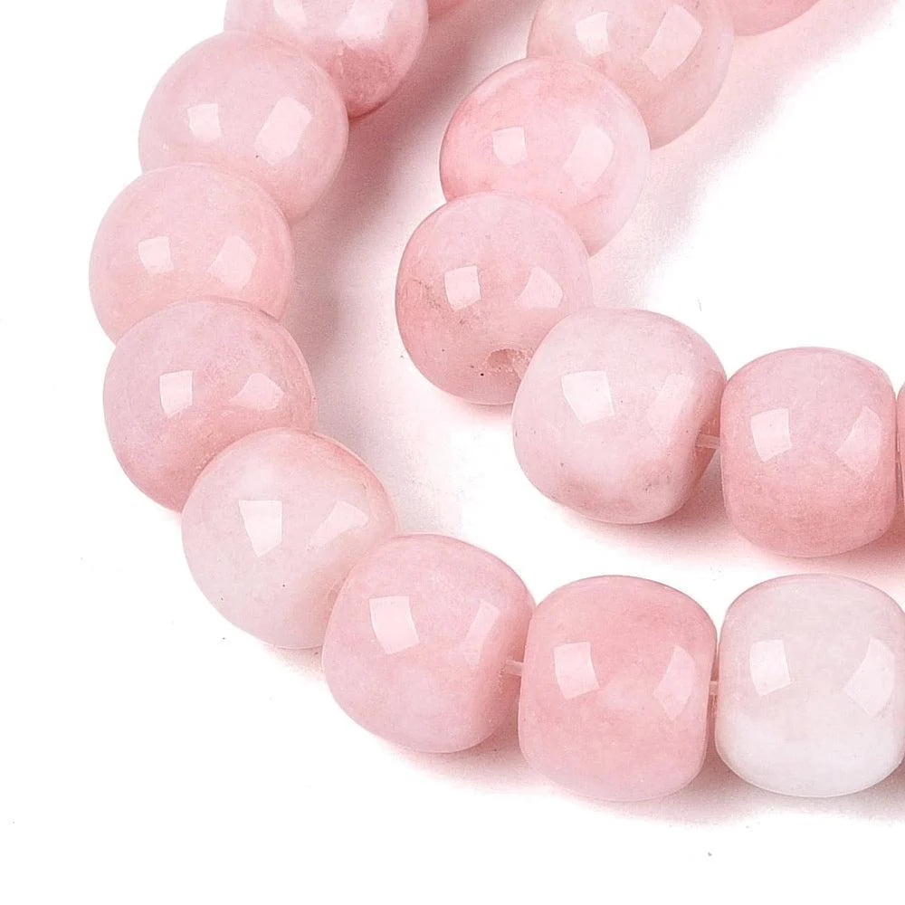 Jade kraal rond Misty Rose 10mm - per stuk - Image 2