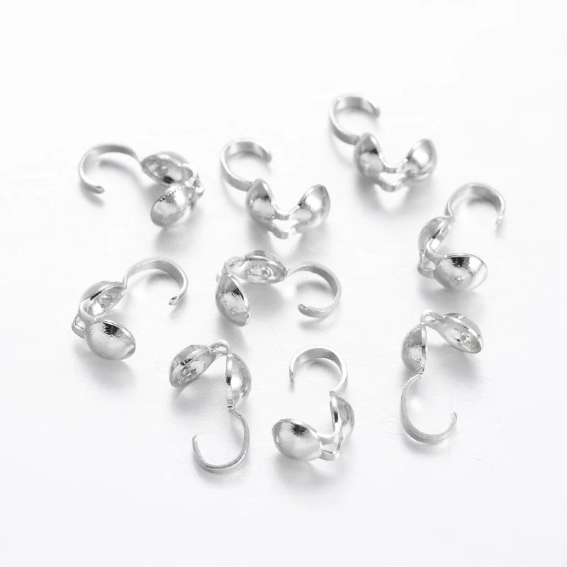 Kalotje zilverkleurig 9x4mm - 10 stuks - Image 2