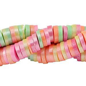 Katsuki kralen 6mm Multicolour-pearl shine coating ±20cm