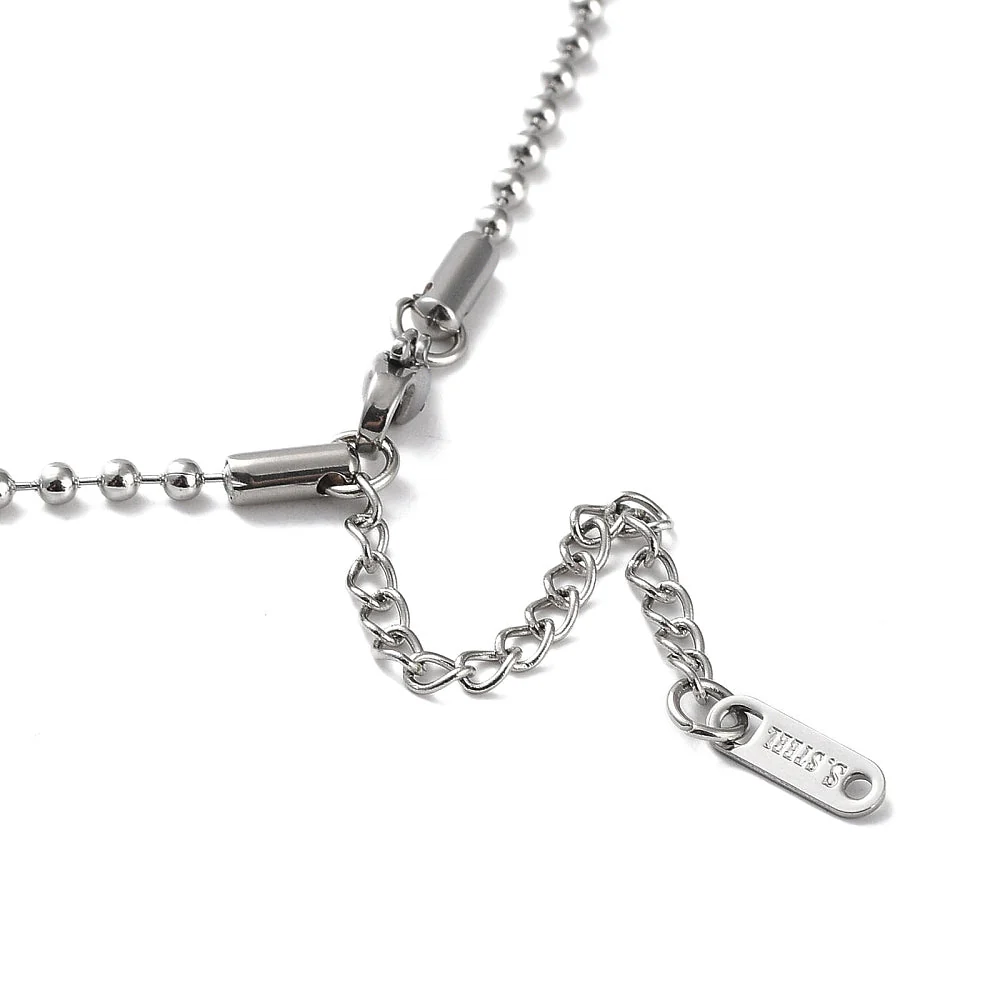 Ketting ballchain 2,5mm Stainless Steel zilver ±45cm - Image 2