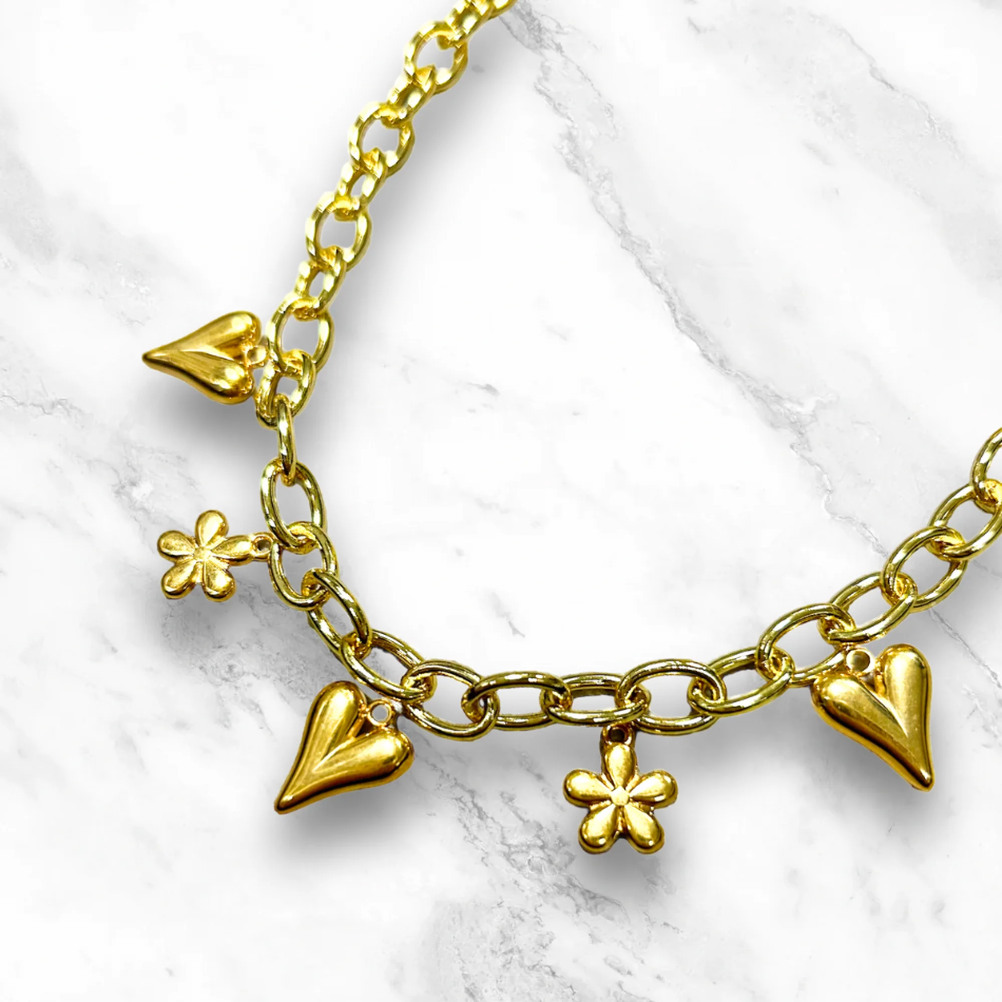 Ketting grote schakel 18K gold 11x8mm - prijs per 10cm - Image 2
