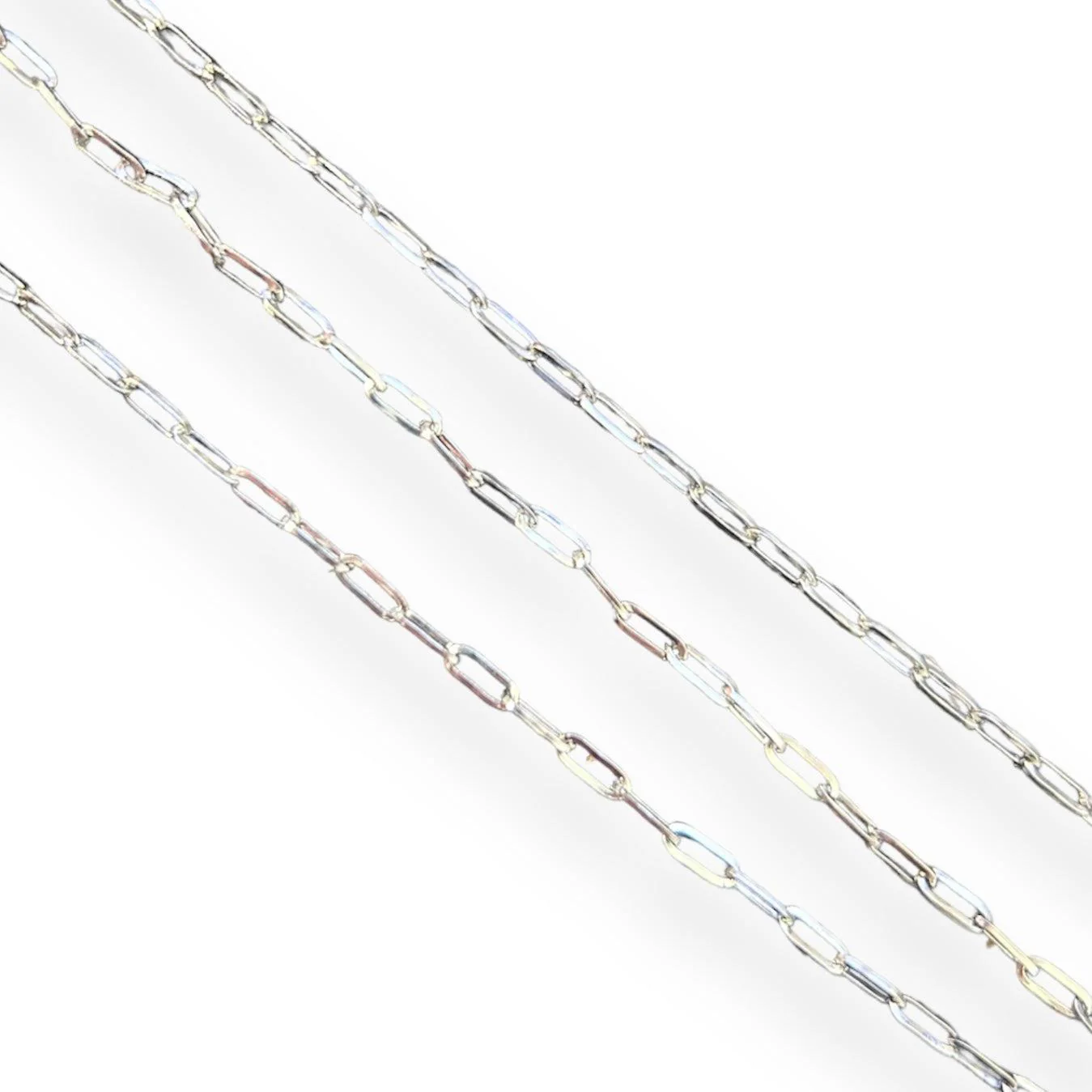 Ketting schakels RVS zilver 6x2,6mm - prijs per 10cm