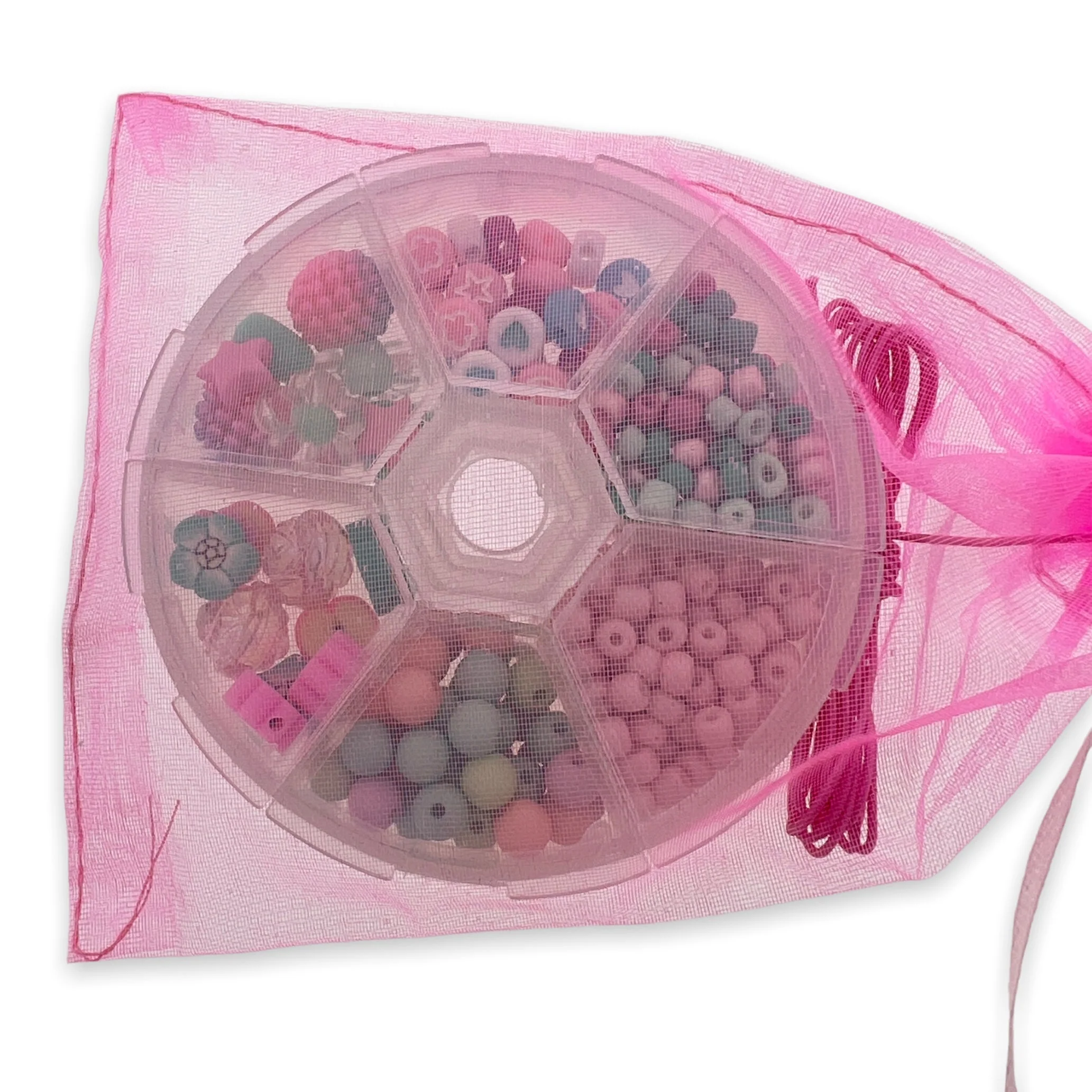 Kinderfeestjes box rond pastel-roze - Image 3
