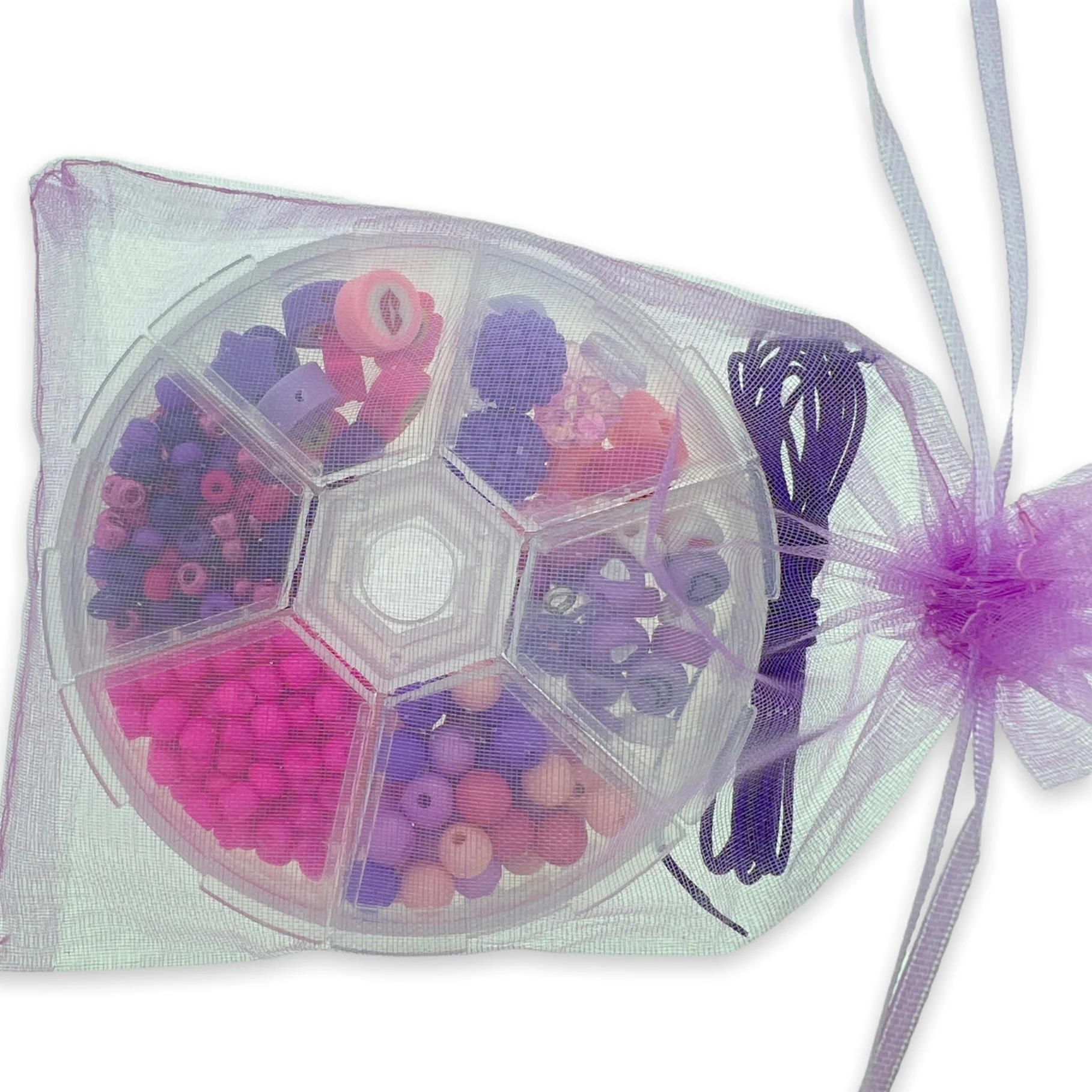Kinderfeestjes box rond roze-paars - Image 2