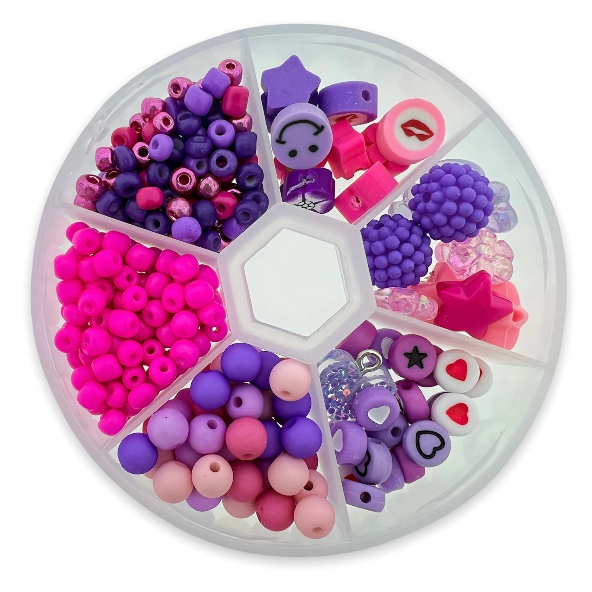 Kinderfeestjes box rond roze-paars - Image 3
