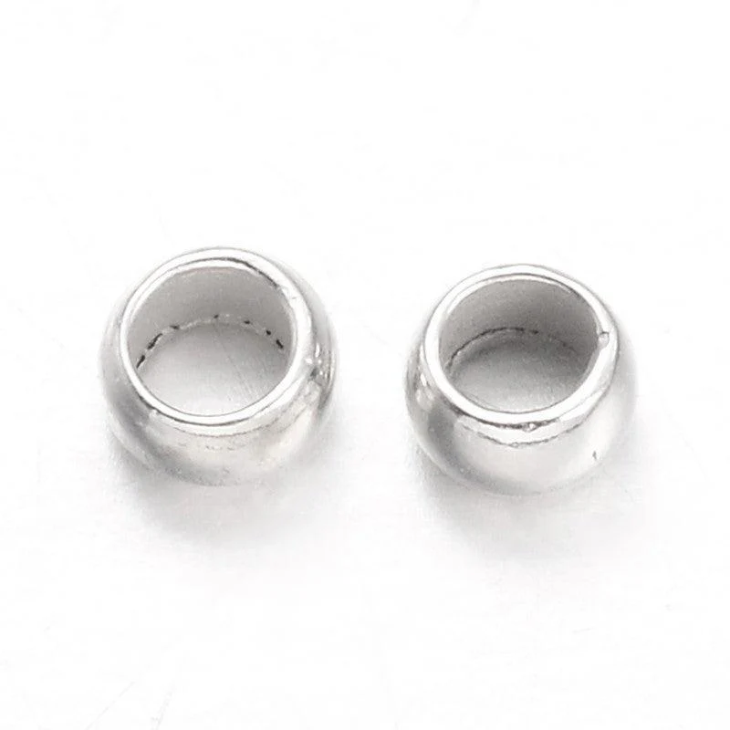 Knijpkralen Zilver 2,5mm -  ±85 Stuks - Image 2