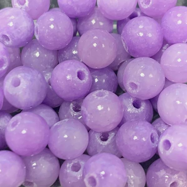 Edelsteen kraal Jade blue violet 4mm - 20 stuks