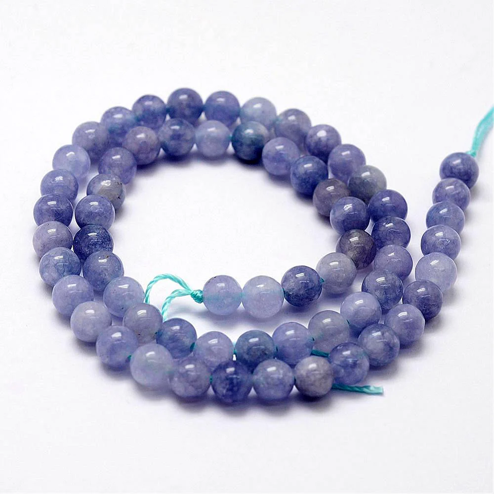 Edelsteen white jade imitation aquamarine 6mm - 15 stuks - Image 3
