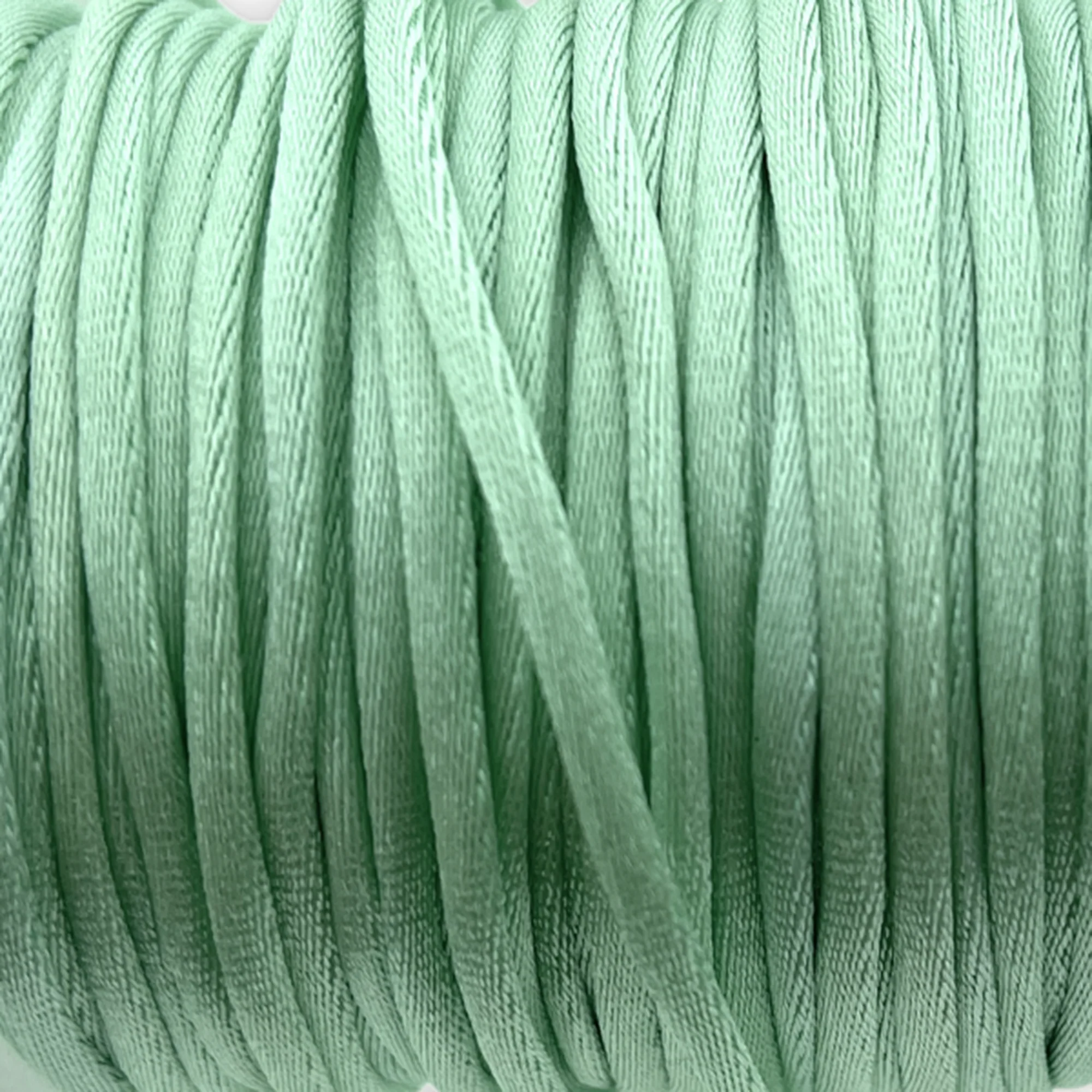 Satijn koord 2,5mm Mint - 3 meter