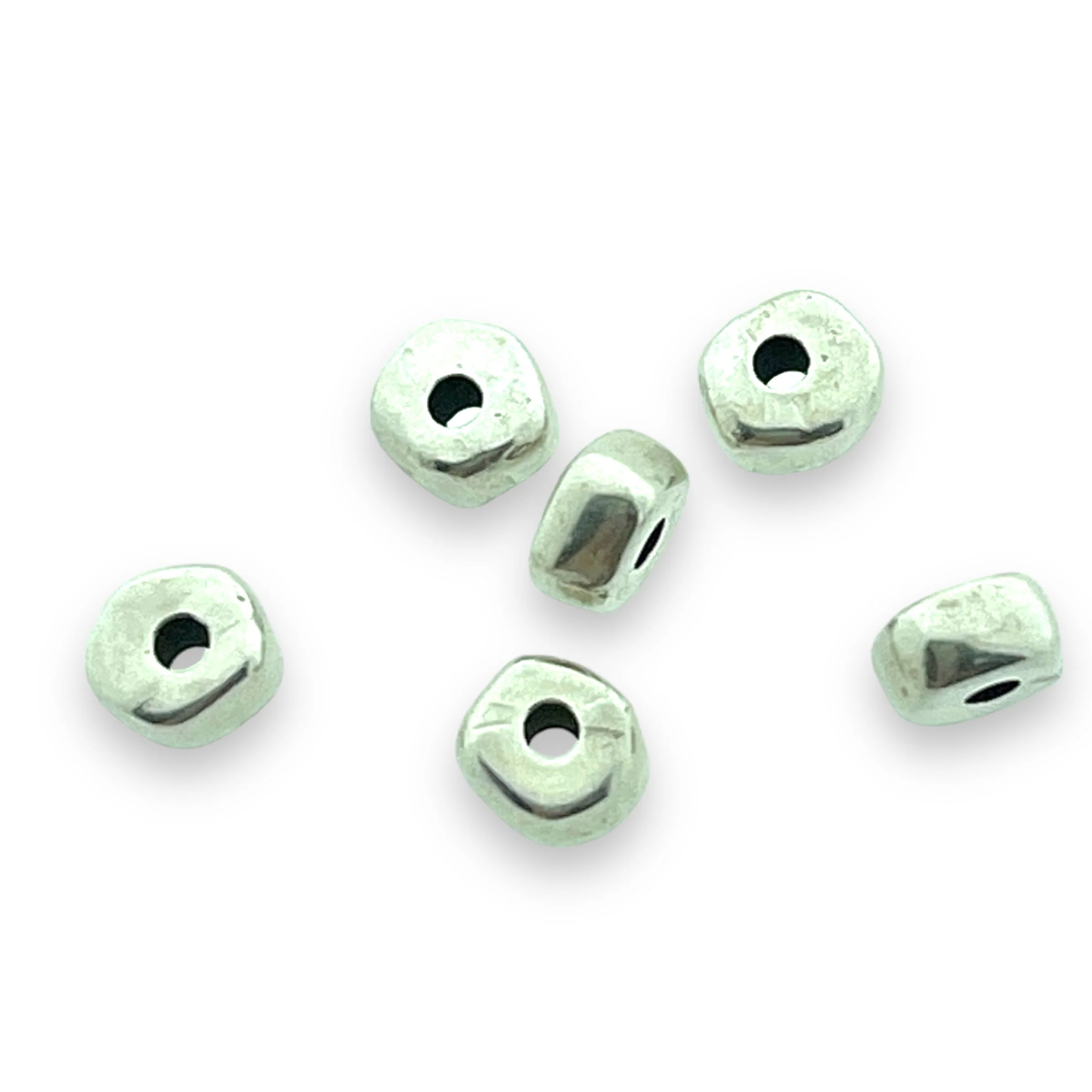 Kraal Disc Zilver DQ - 2,5x5mm