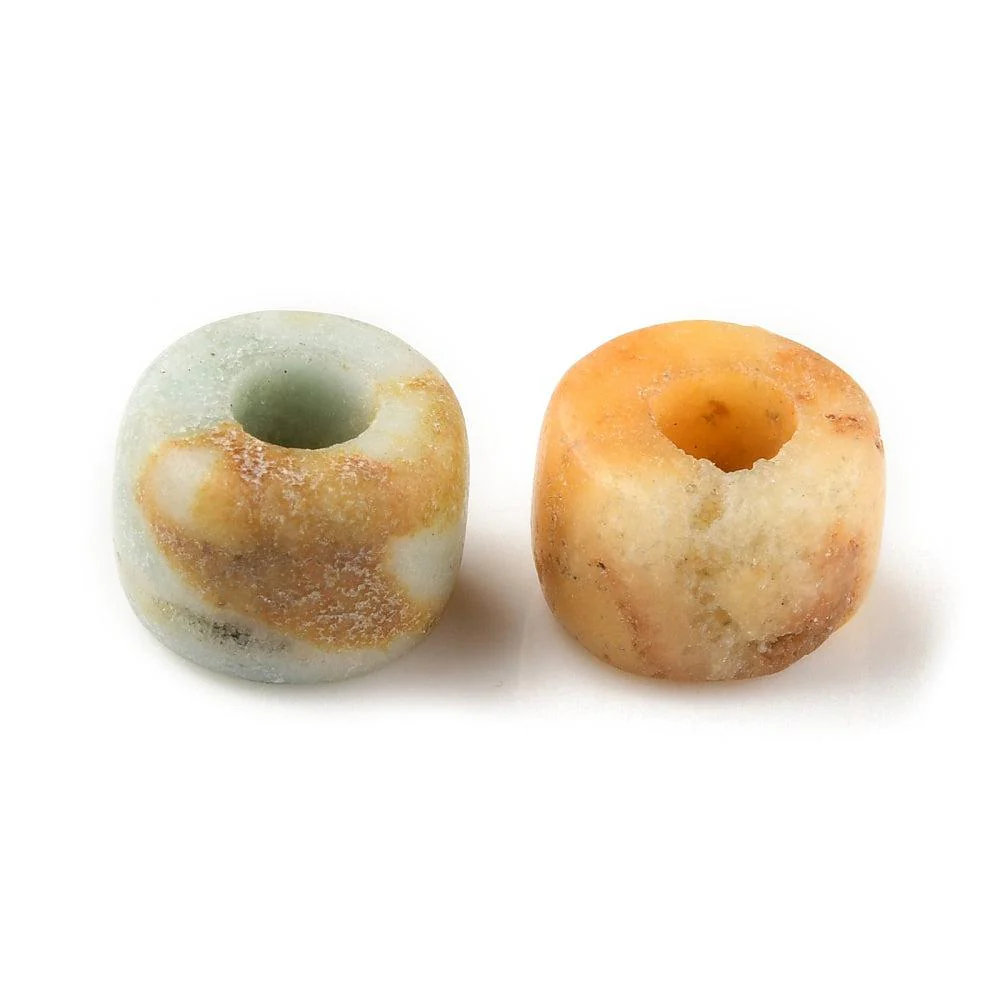 Kraal edelsteen amazonite 8x6mm- per stuk