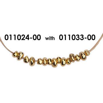 Kraal goud Ø1.5mm 3x4mm 24K DQ - Image 2