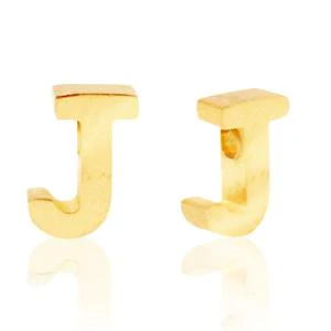 Kraal Initial letter Ø1,8mm Stainless steel Goud (rvs) 8x5mm - Image 10