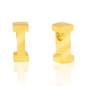 Kraal Initial letter Ø1,8mm Stainless steel Goud (rvs) 8x5mm - Image 9