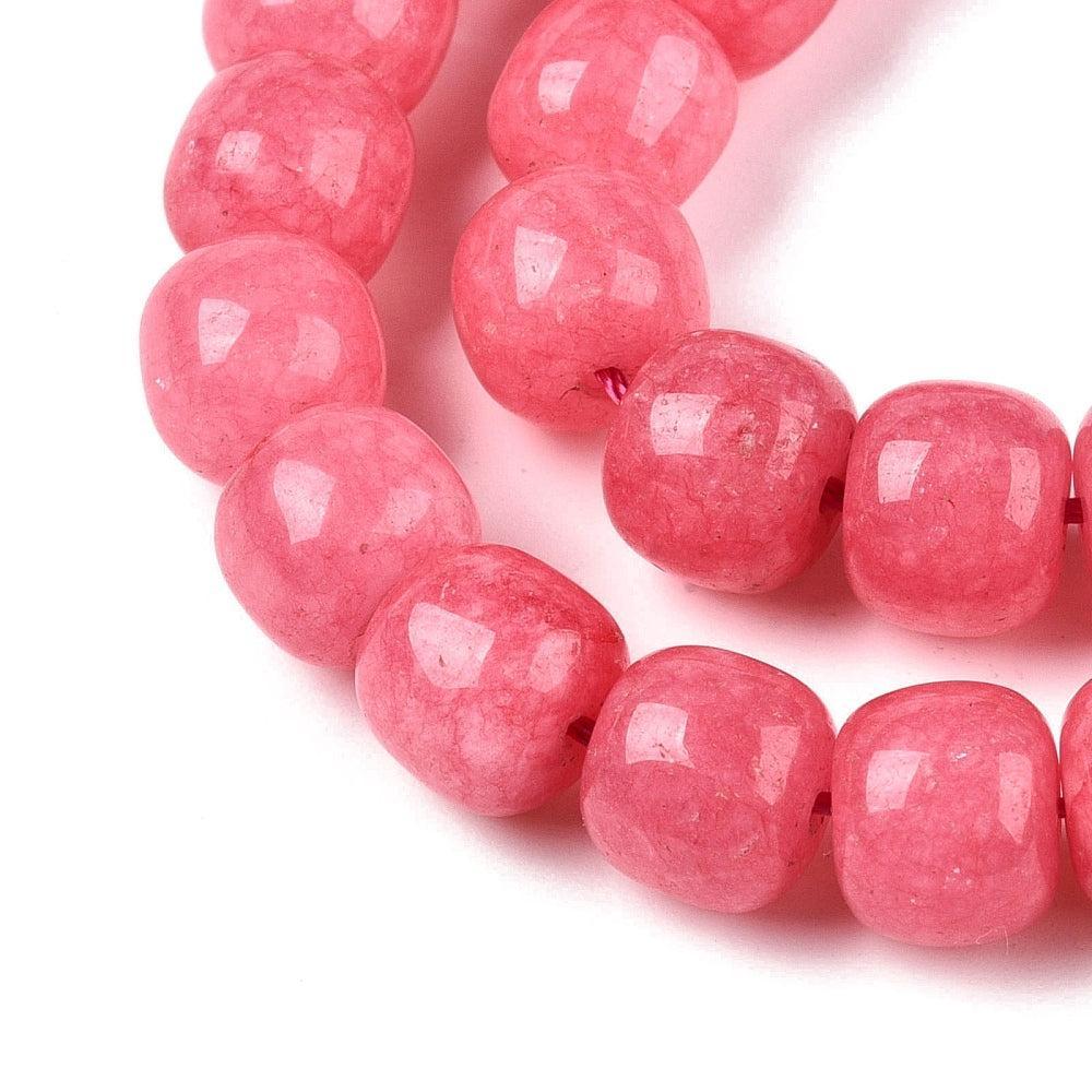 Edelsteen Kraal Jade Donker Roze 10mm - per stuk - Image 2