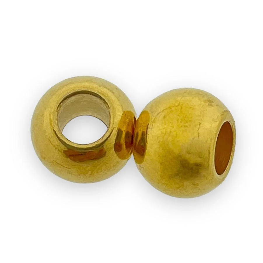 Kraal Ø3,5mm Goud DQ 8x6mm - per stuk