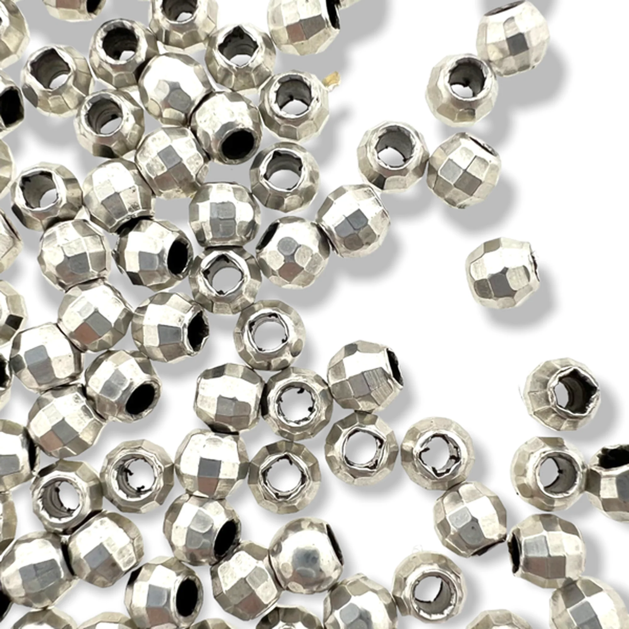Kraal zilver Ø1.2mm 2x2,4mm DQ