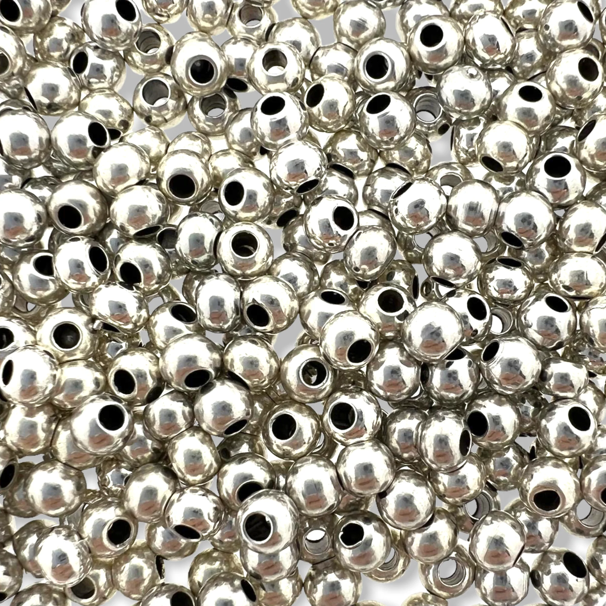 Kraal zilver Ø2.2mm 6x5mm DQ