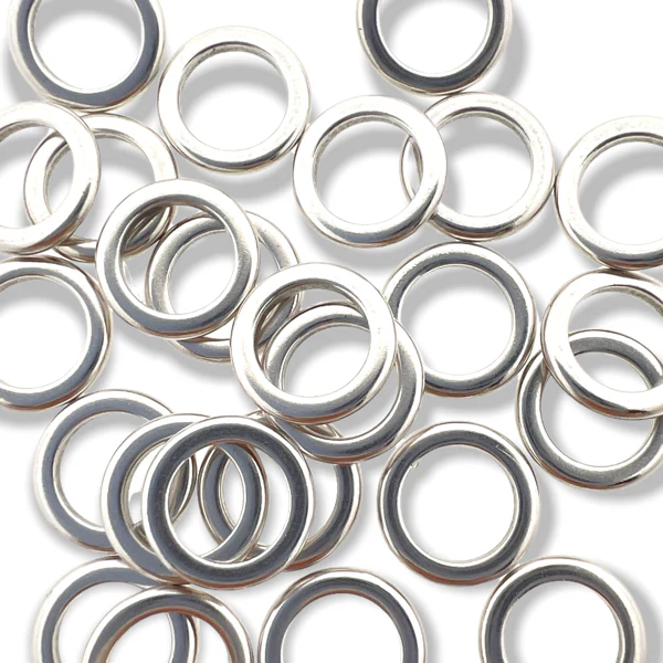 Kraal zilver Ø6mm 10mm DQ
