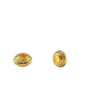 Kralen DQ metaal spacer Bali ring 5x3mm Goud