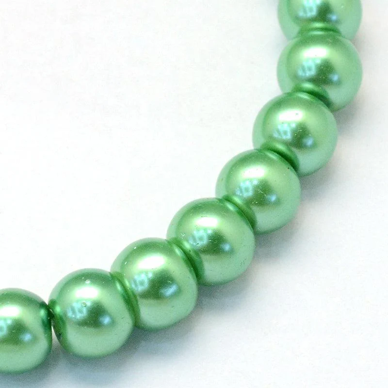 Kralen Glasparel Medium Sea Green 6.5mm - ±68 stuks - Image 2