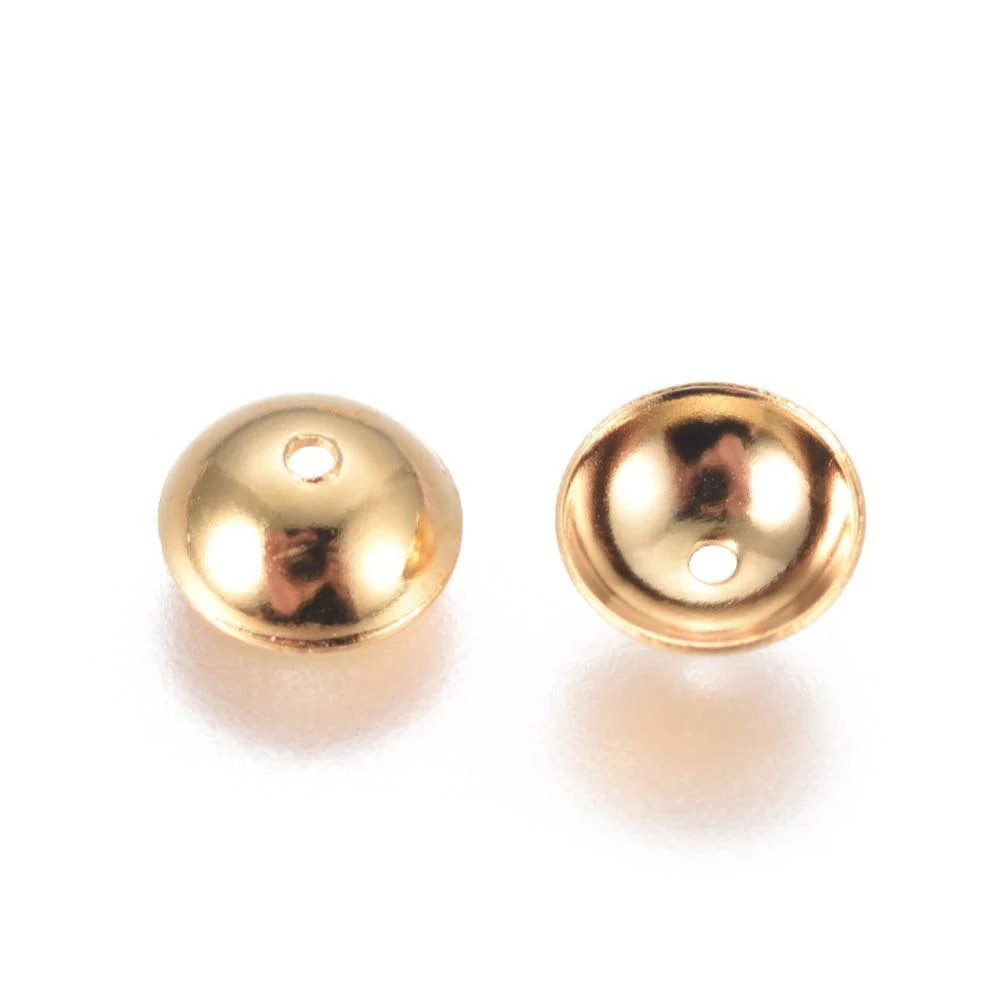 Kralenkapje 18K Goud 6mm - 15 stuks - Image 2