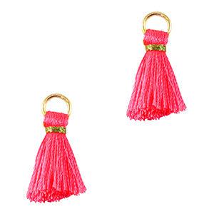 Kwast Gold-Neon Fuchsia Pink 2cm