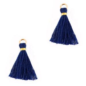 Kwast smal Gold-sodalite blue 15mm - Image 2
