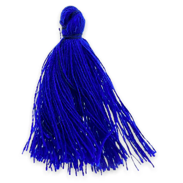 Kwastje ±30mm Hollands blauw - 3 stuks