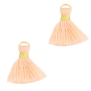 Kwastje Gold-Blush pink 15mm