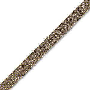 Lint grey-gold 12mm - per 20cm