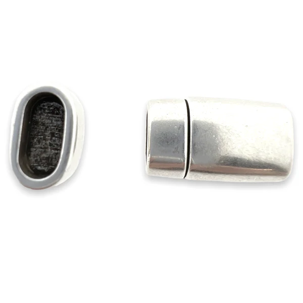 Magneetsluiting Ø10x5mm zilver DQ- per stuk