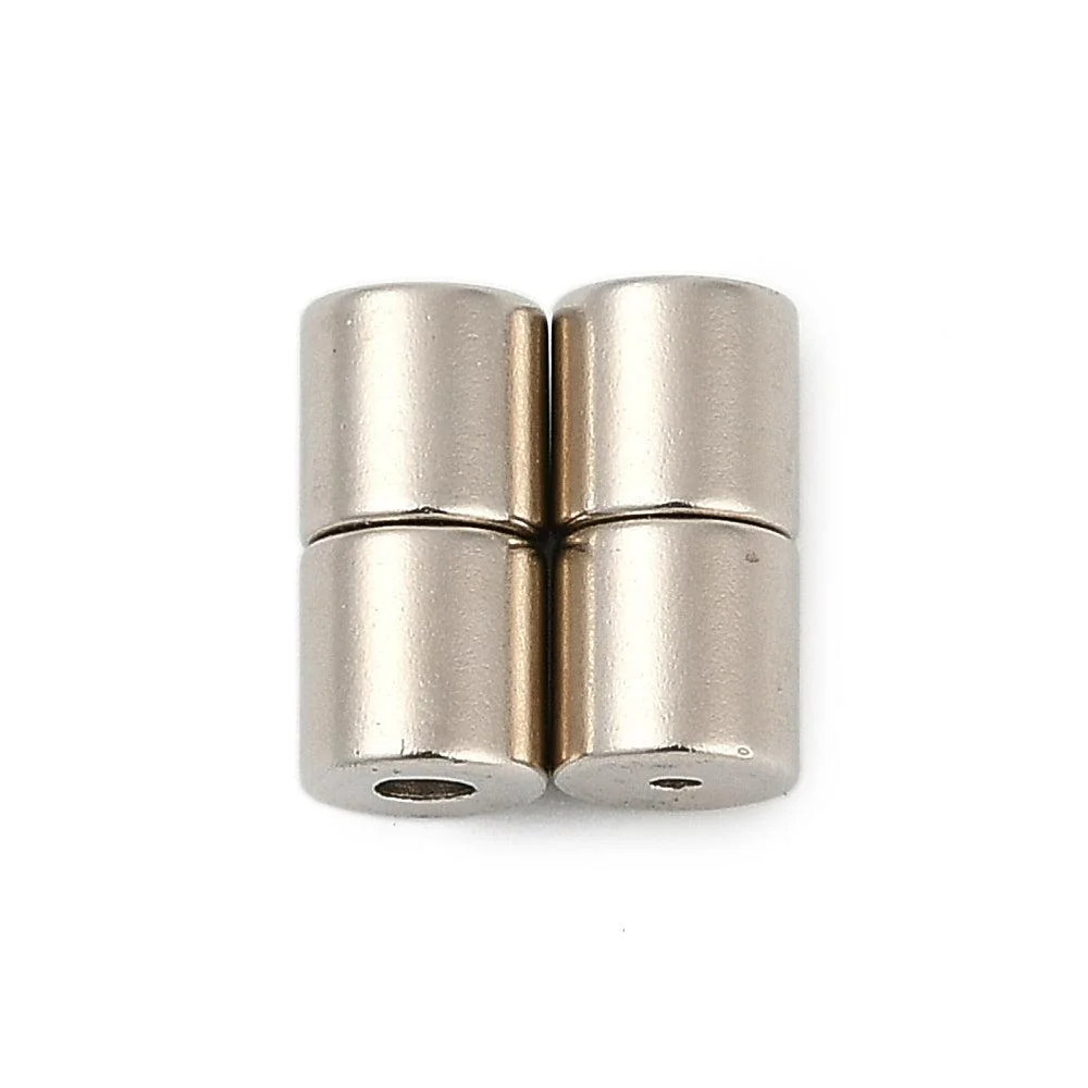Magneetsluiting Ø1mm zilver 5mm- per stuk - Image 2