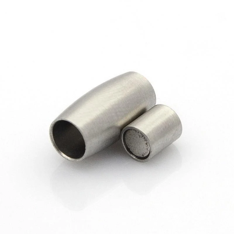 Magneetsluiting Ø4mm RVS zilver 14mm- per stuk - Image 2
