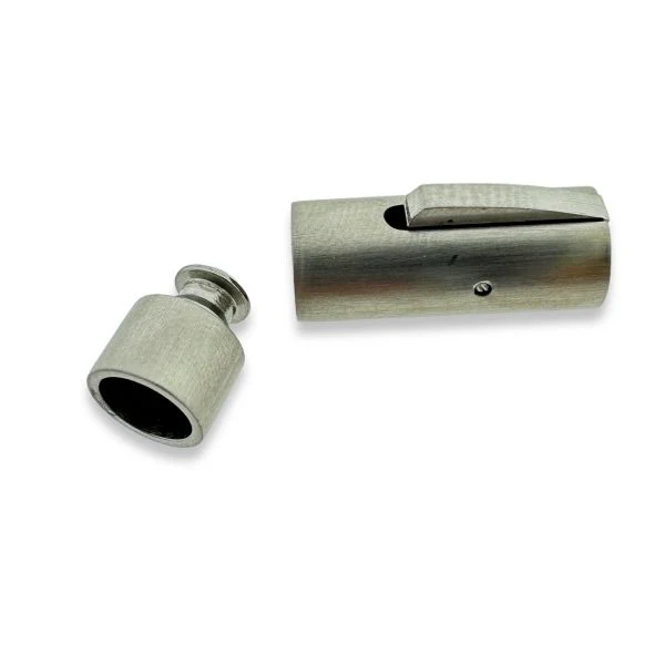 Magneetsluiting RVS zilver 25x8mm - Image 2