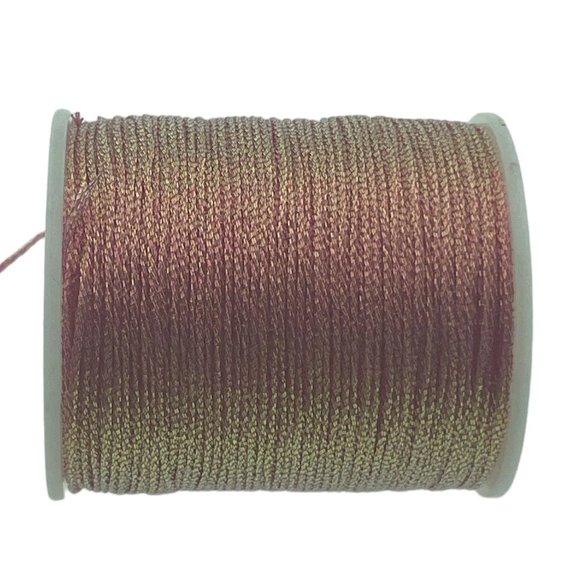 Metallic macramé koord 0.5mm klosje rose- 2 meter