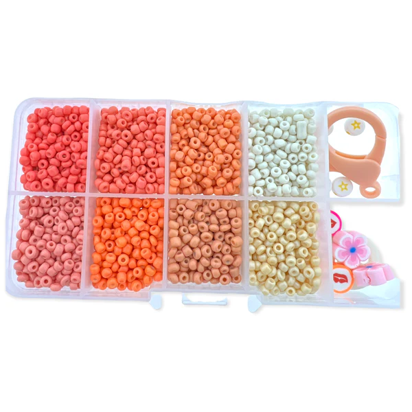 Rocailles starters box 3mm Salmon