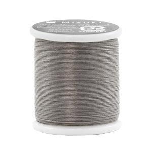 Miyuki beading draad B Medium grijs - 50 meter