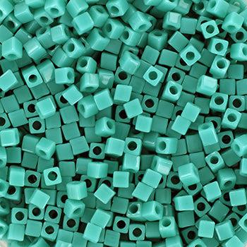 Miyuki cube 1.8mm Opaque turquoise 412- 5 gram